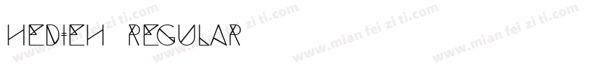 Hedieh Regular字体转换